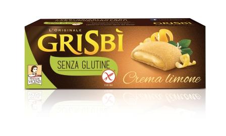  Γεμιστά Μπισκότα με Κρέμα Λεμονιού χωρίς γλουτένη, 150g, GRISBI