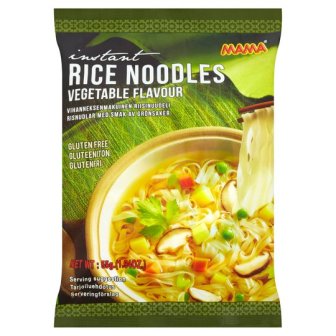 Noodles από ρύζι με γεύση λαχανικών, 55gr MAMA
