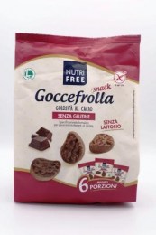 Μπισκότα Gocciolotti με σοκολάτα και κομματάκια σοκολάτας χωρίς γλουτένη ΑΤΟΜΙΚΗ ΣΥΣΚΕΥΑΣΙΑ 40gr Nutri Free
