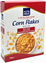 Corn Flakes χωρίς γλουτένη και λακτόζη, 250gr, Nutri Free