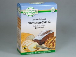Μείγμα για ψωμί και γλυκά χωρίς γλουτένη Classic Poensgen